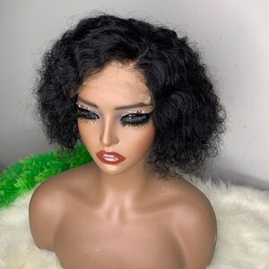 Curly Black Wig for Women